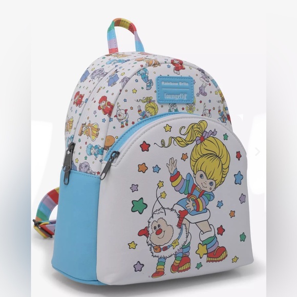 Loungefly Rainbow Brite & Twink Stars Mini Backpack. - Picture 2 of 3